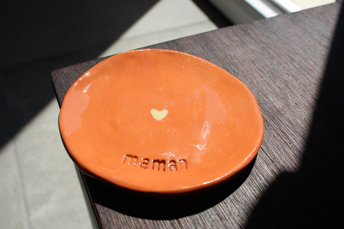 Soucoupe Terracotta à Message