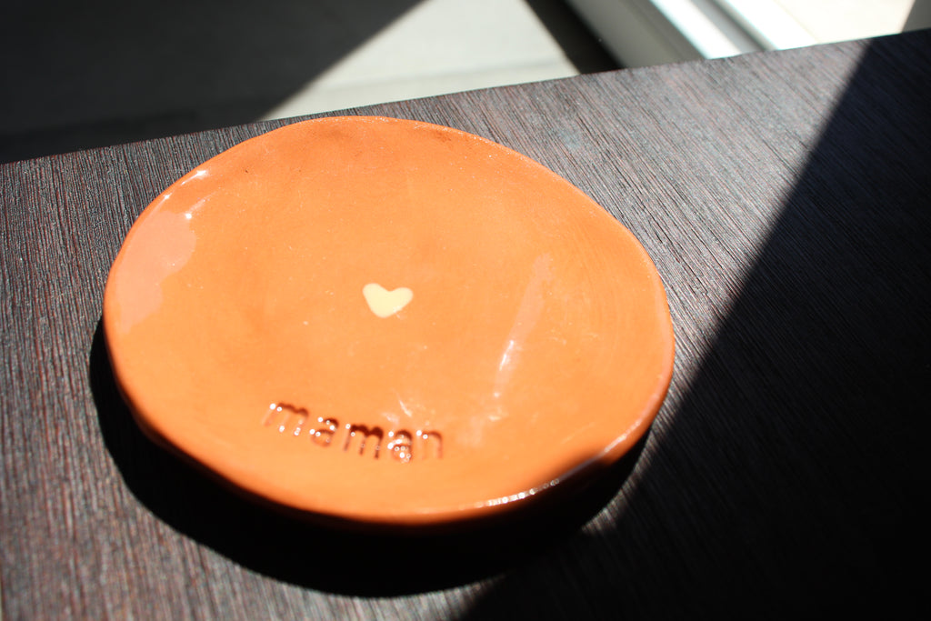 Soucoupe Terracotta à Message