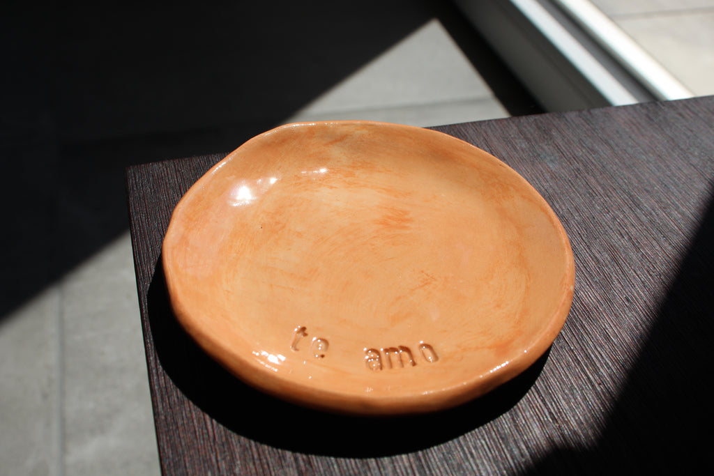 Soucoupe Terracotta à Message