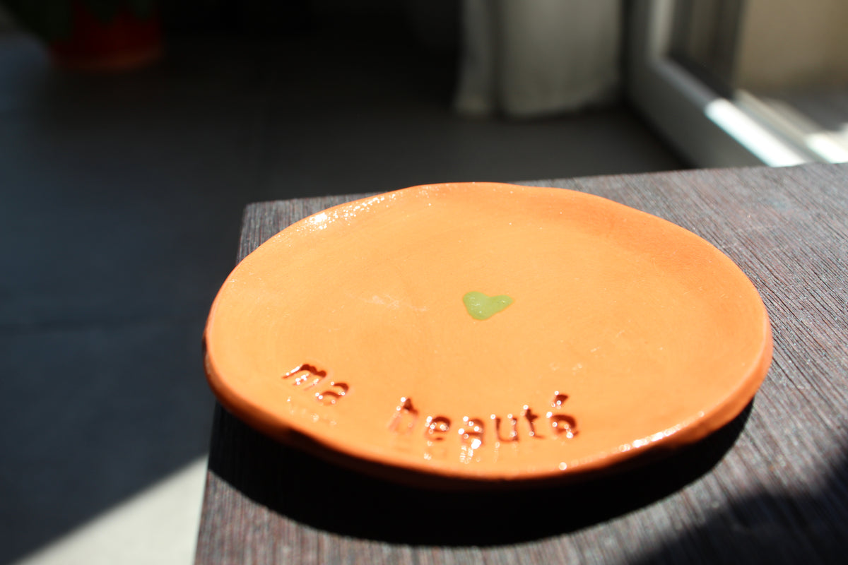 Soucoupe Terracotta à Message