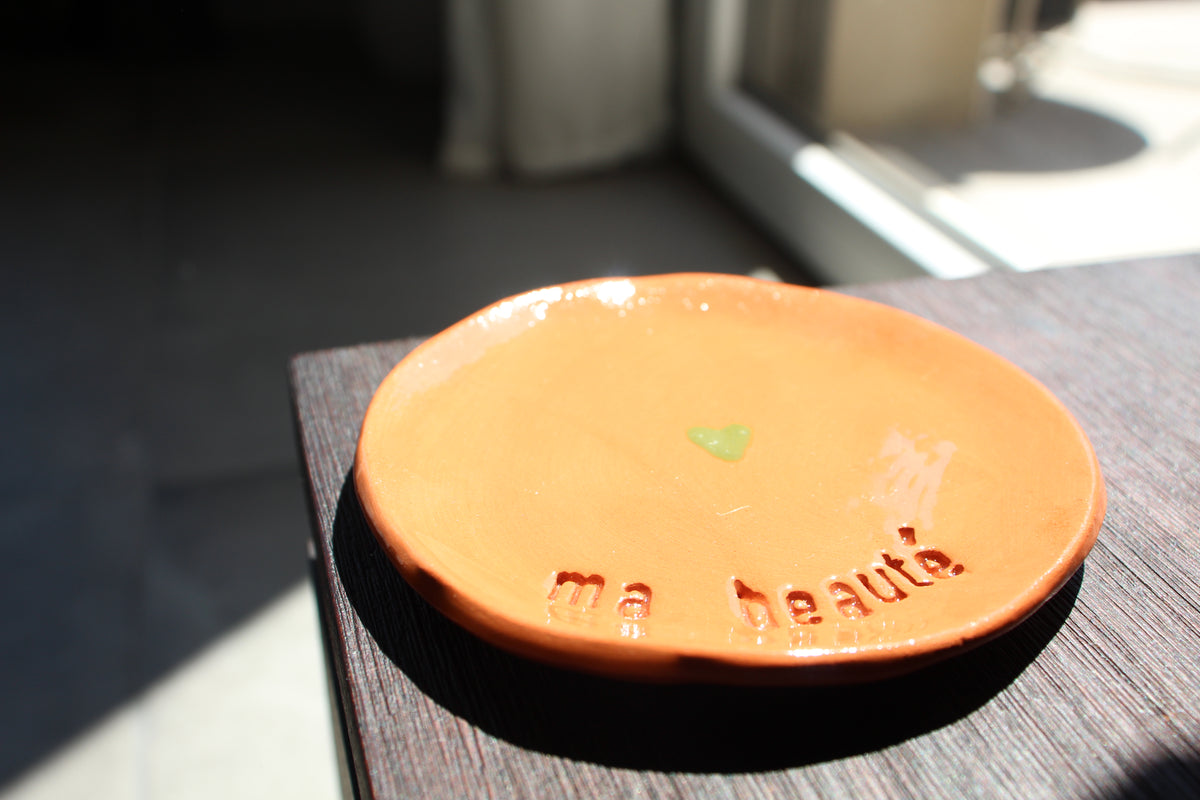 Soucoupe Terracotta à Message