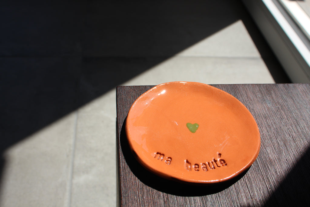 Soucoupe Terracotta à Message